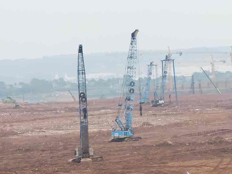 东盛云强夯公司宜昌邦普强夯项目现场 东盛云强夯公司宜昌邦普强夯项目现场